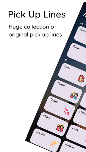 Android application Pickup Lines - Flirty Messages screenshort
