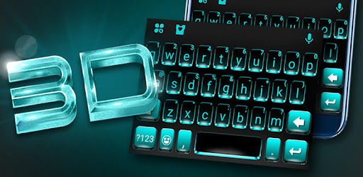 Next Tech 3d Keyboard Theme