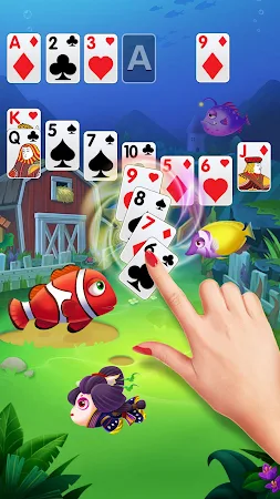 Game screenshot ソリティアフィッシュトライピークスカードゲーム apk download