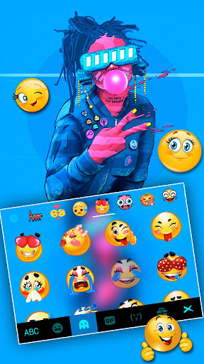 Cyberpunk Bubble Gum Keyboard Screen 3
