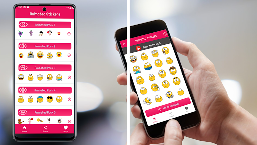 Android application Animated Stickers screenshort