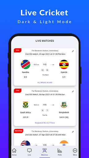 Live score - Cricket Live match and Cricket score
