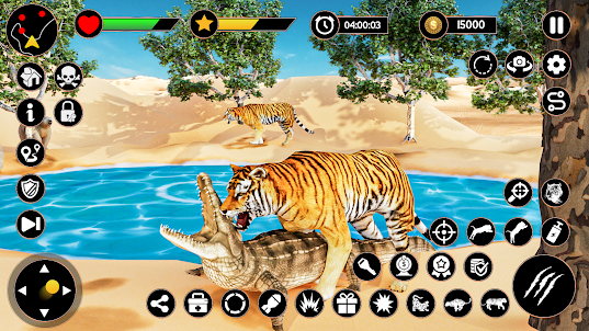 เกมจำลองการล่าสัตว์เสือ