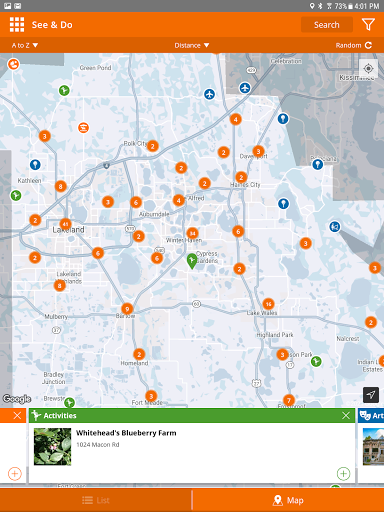 Screenshot of Visit Central Florida