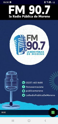 Android application La Radio Pública de Moreno screenshort