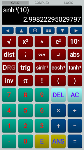 Screenshot of Scientific Calculator
