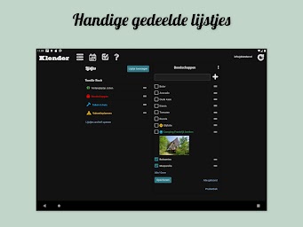 Klender, gedeelde gezinsagenda