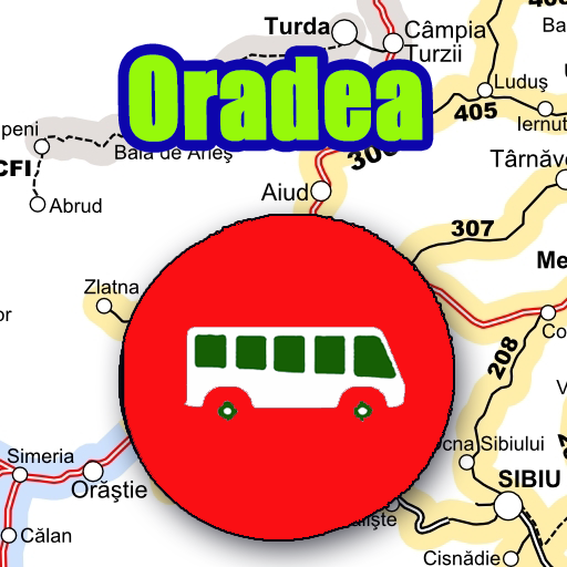 Oradea Bus Map Offline  Icon