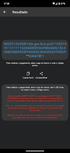 Pix QR Code - Receber e Criar