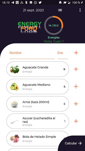 Energy Food Screenshot 3 - AppWisp.com