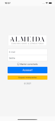 Android application Almeida Contábil screenshort