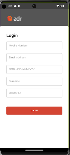Android application Ausdebt screenshort