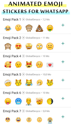 Android application Animated Emoji Stickers 2022 screenshort