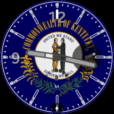 Kentucky Flag Watchface Screen 2