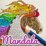 Mandala Coloring Book Free - Drawing App Kids icon