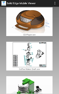 Solid Edge Mobile Viewer Screenshot