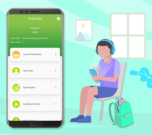 Android application ReadToMe: Student Edition screenshort