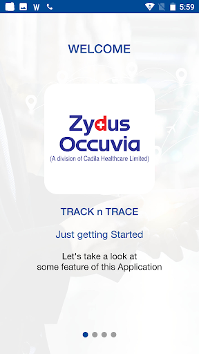 Android application Zydus Track n Trace screenshort