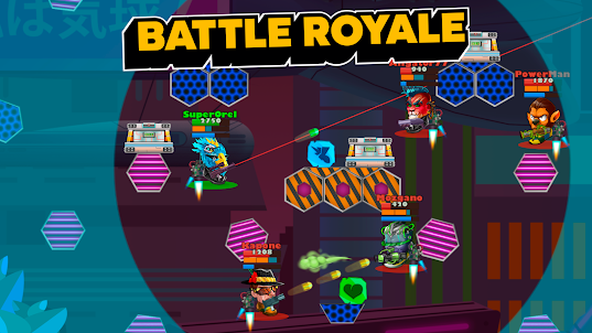 Head Battle - Battle Royale 2D