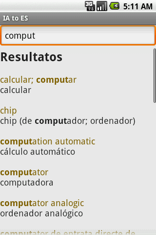 Interlingua to Espaniol - 6.0 - (Android)