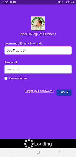 Android application ICSMB screenshort
