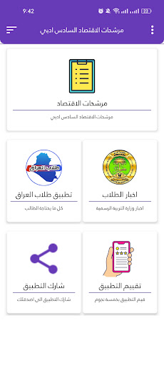 مرشحات الاقتصاد السادس ادبي Screen 3