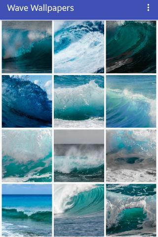 Android application Wave Wallpapers screenshort