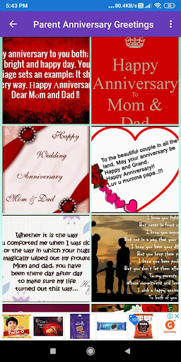 Anniversary Greetings Frames