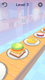 Flippy Sandwich - 3D cooking ASMR rush bounce race 1.3 APK screenshots 7