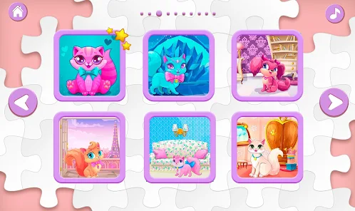 Jogos de gatinho para crianças grátis miau meninos e meninas menores de 6  anos: sons, quebra-cabeças e jogos de  correspondência::Appstore for Android
