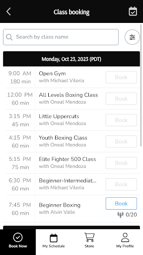 Mendoza Boxing Club Screen 2