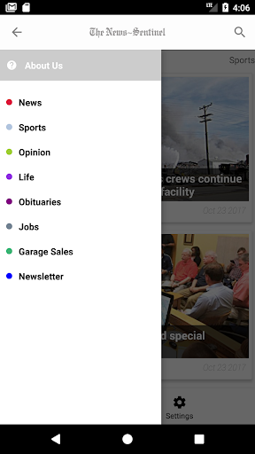 Parkersburg News and Sentinel Screen 3