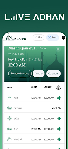 Live Adhan Screen 3
