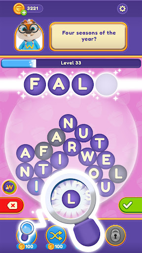 Word Bubbles Screen 2