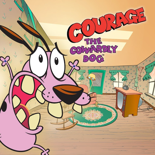 courage the cowardly dog scared