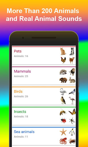 Android application Kids' World of Animals screenshort