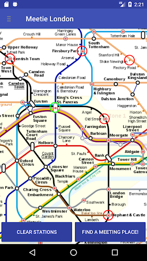 Android application Meetie London screenshort