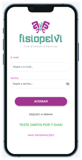 Fisiopelvi App Pro Screen 2