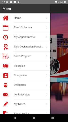 Android application Heartland Travel Showcase 2024 screenshort