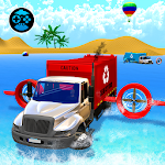 Cover Image of Unduh Garbage Truck Water Surfing 3D  APK