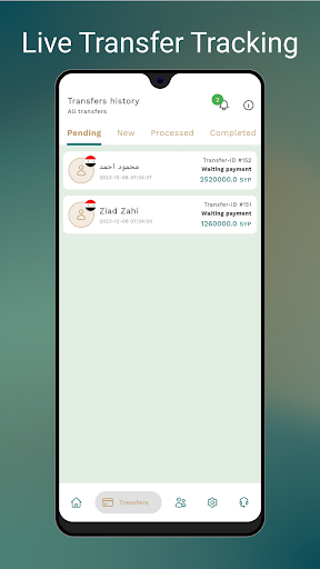 Amana Send Screen 3