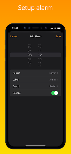 Clock lOS 16 - Clock Phone 14 Screen 2