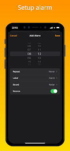 iClock iOS 15 - Captura de tela do telefone relógio 13