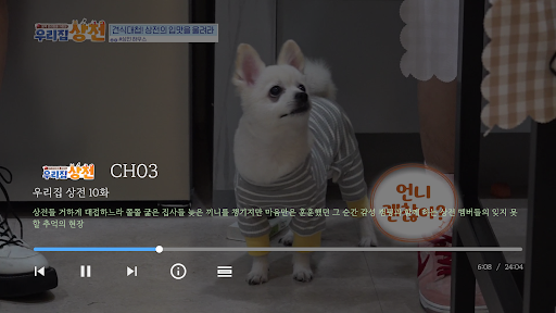 Android application DIVA-라이브TV screenshort