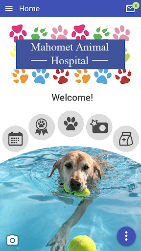 Android application Mahomet Animal Hospital screenshort
