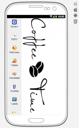 Android application Coffee Break Cialde e Capsule screenshort