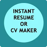 Instant Resume / CV Maker Free for Job Seekers icon