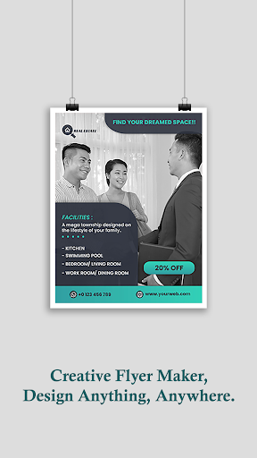 Flyer Maker, Poster Design Screenshot 1 - AppWisp.com