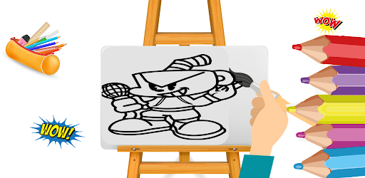 Cuphead Coloring Book