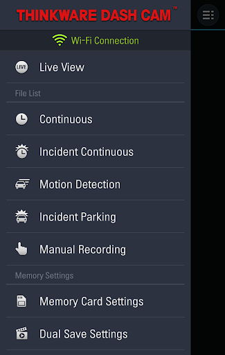 Thinkware Dashcam Viewer Screen 2